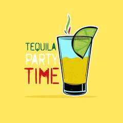 tequila mexican liquor poster beverage drink party time