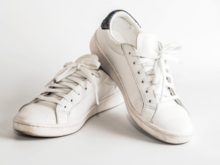 white shoe isolated