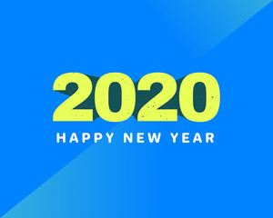 2020 Logo Graphics for New year celebration banners, poster, ads, wishes in vector isolated background