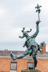 Jester statue