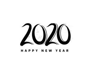 2020 Logo Graphics for New year celebration banners, poster, ads, wishes in vector isolated background