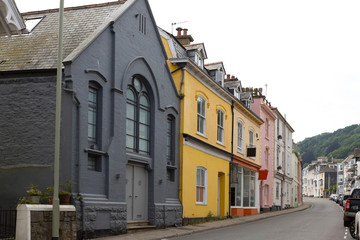 Pretty buildings, Dartmouth, Devon, UK