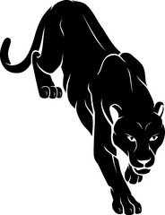 Black Panther Climb Down