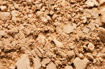 Beige face powder texture. Make-up concept. - Image