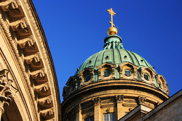 Dome of the Kazan Cathedral in St. Petersburg