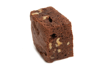 american brownie cake isolated