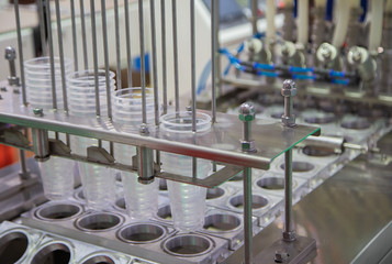 Series automatic bubble milk tea package cup filling and sealing machine. Food industry