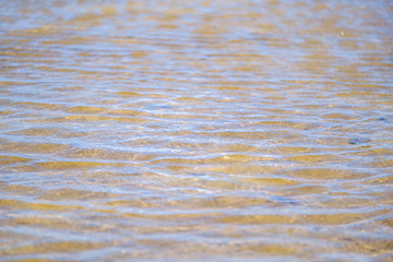 small wave water texture in the sea