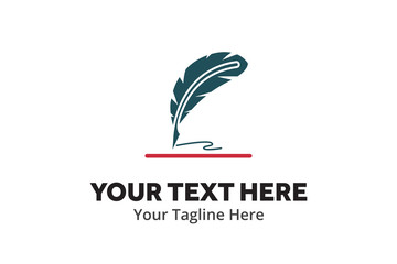 write logo , writer logo ,write icon writer icon flat style design with color for identity , business and button