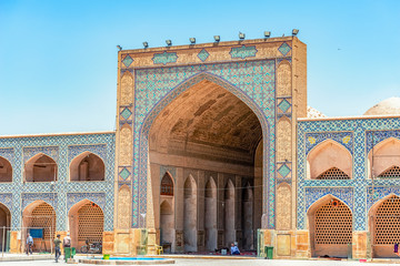 17/05/2019 Isfahan.Isfahan Province.Iran, Courtyard of Isfahan Masjed-e Jameh Mosque, Oldest mosque...