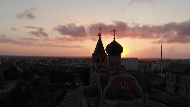 church in the sunset