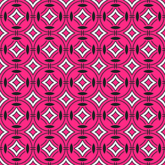 Pink geometric pattern background