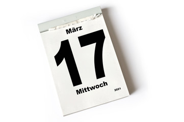 17. M&auml;rz 2021