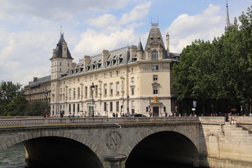 Fototapeta premium Police judiciaire, quai des Orfèvres à Paris