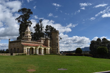 Fototapeta na wymiar Marroqui Castle Landscape Bogotá North