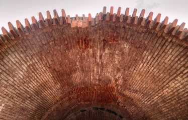 Couverture de l'escalier de l'amphithéâtre de Mérida, Espagne