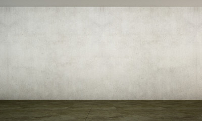 Modern minimal empty lounge and living room and concrete wall pattern background