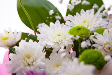 bouquet of flowers close up