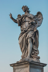 Obraz premium Italy, Rome, street, travel, old town, sculpture, culture, gull