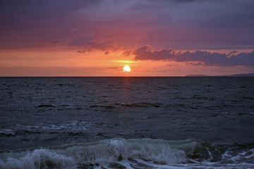 Fototapeta premium Sunset at the Beach