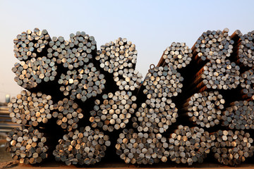 Cross section of steel bar