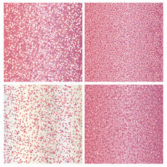 set of glittering Vector background