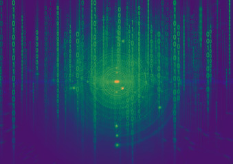 data deep learning robotic, molecule of chemical, atom cell science, futuristic cyber network,...
