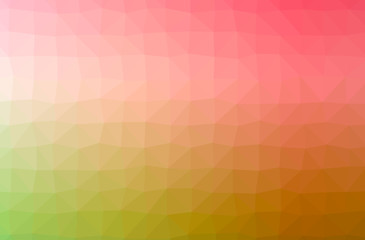 Illustration of abstract Orange horizontal low poly background. Beautiful polygon design pattern.