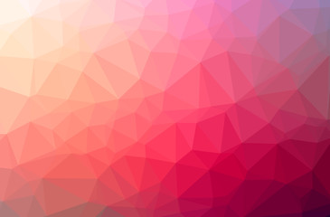 Obraz premium Illustration of abstract Red horizontal low poly background. Beautiful polygon design pattern.