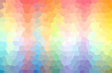 Abstract illustration of orange, yellow Little Hexagon background