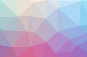 Obraz premium Illustration of abstract Blue And Brown horizontal low poly background. Beautiful polygon design pattern.