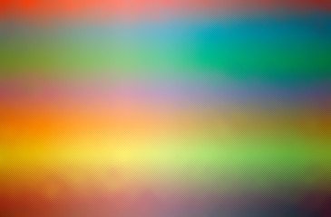 Obraz premium Abstract illustration of green, orange, red, yellow through the tiny glass background