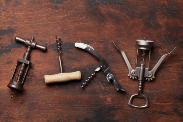 Various corkscrews
