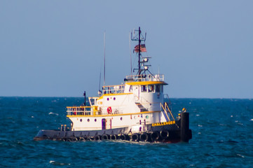 Obraz premium Boat on the Water