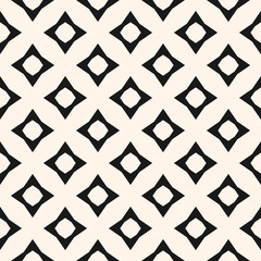 Vector minimalist geometric seamless pattern with small perforated star shapes