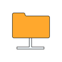 shared folder vector icon