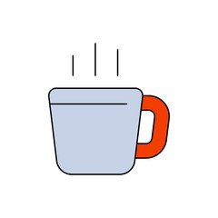 hot tea vector icon