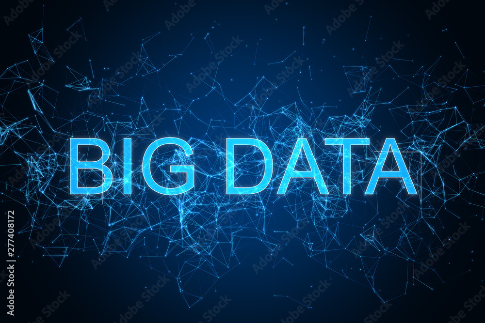 Poster big data backdrop