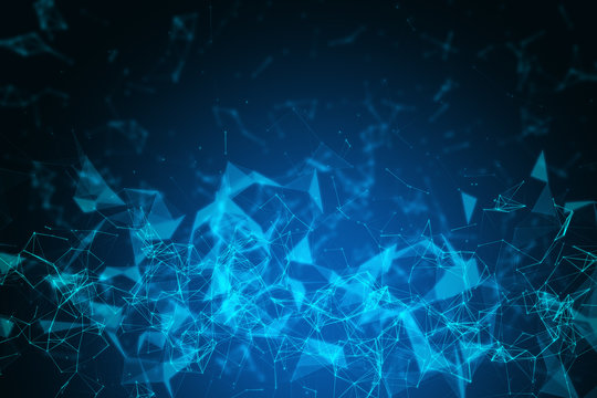 Creative polygonal wallpaper