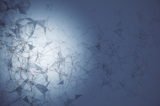 Abstract polygonal background