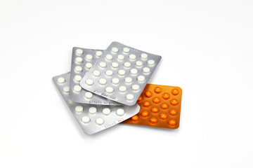 Mlada Boleslav, Czech Republic - July 8, 2019 : Product shoot of medical equipment. Isolated on white background.