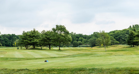 Fototapeta na wymiar Par 3 Golf course landscape