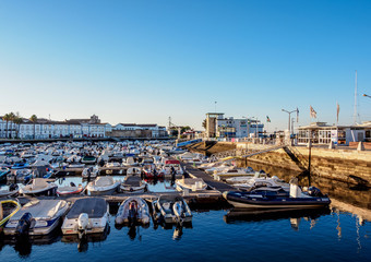 Marina in Faro, Algarve, Portugal