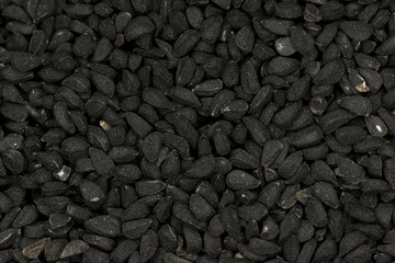 Closeup of Kalonji seeds