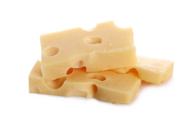 Cheese mazdamer isolated on white background