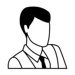 Fototapeta premium technology networking and global marketing in black and white