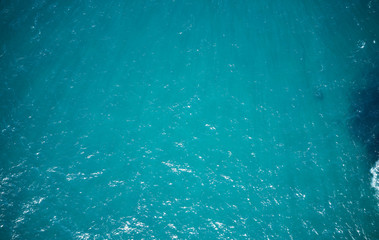 Sea surface aerial view