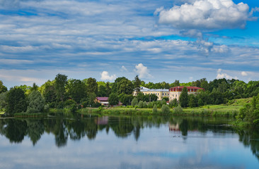 City on the lake. Gatchina. Russia
