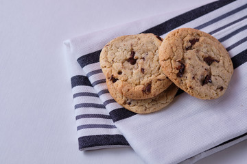 Classic American chocolate cookies.
