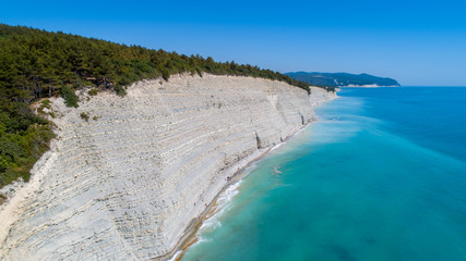 Forest, rock beach and sea in one (Summer)